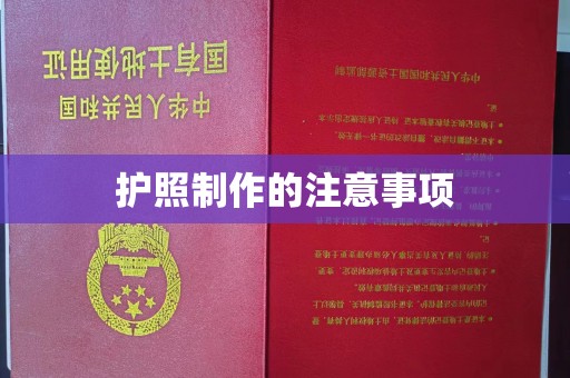 土城护照制作的注意事项